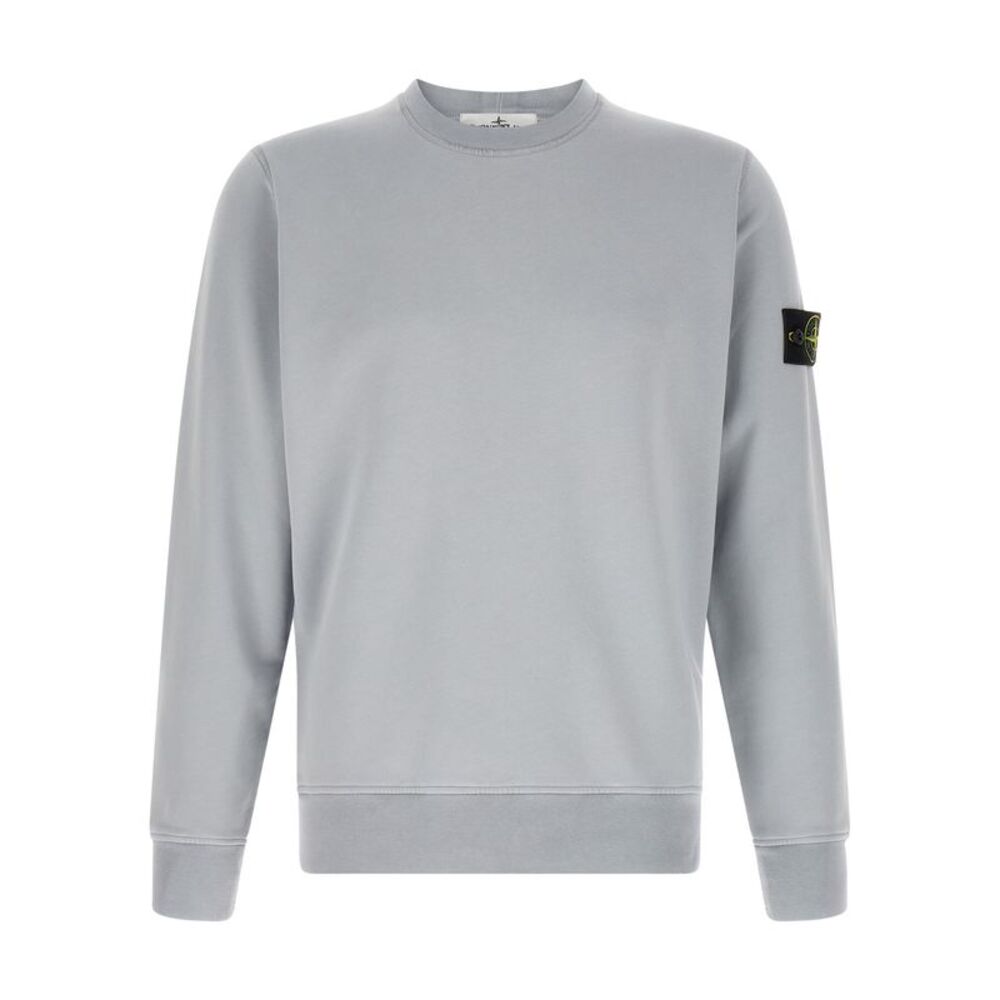 Stone Island Gray Cotton Men's Sweatshirt